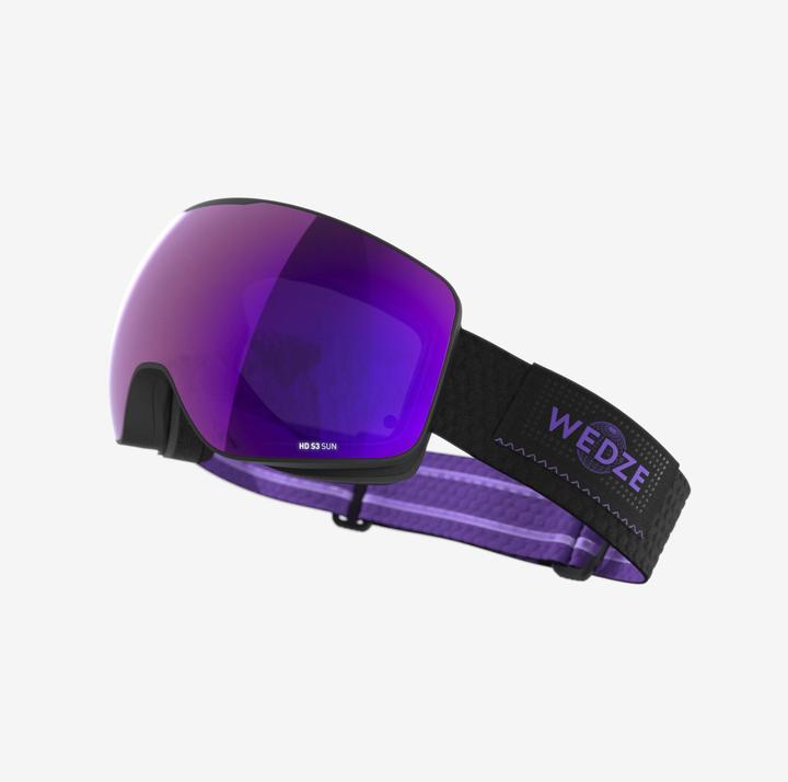 Produktbild Wedze Skibrille Erwachsene/Kinder Schönwetter - G900 S HD violett