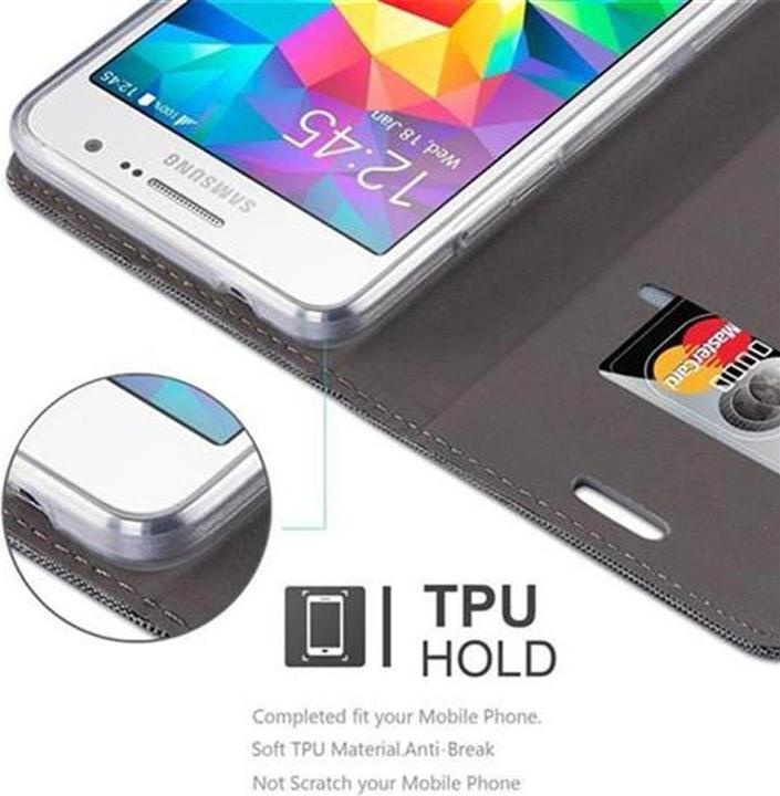 Produktbild Cadorabo Book Jeans Optik Cover (Samsung Galaxy Grand Prime)