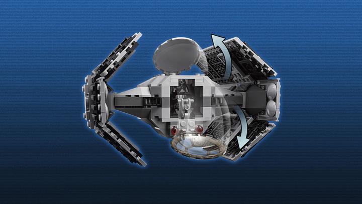 Actual product image LEGO Star Wars Vader's TIE Advanced vs. A-Wing Starfigh (75150, LEGO Star Wars)
