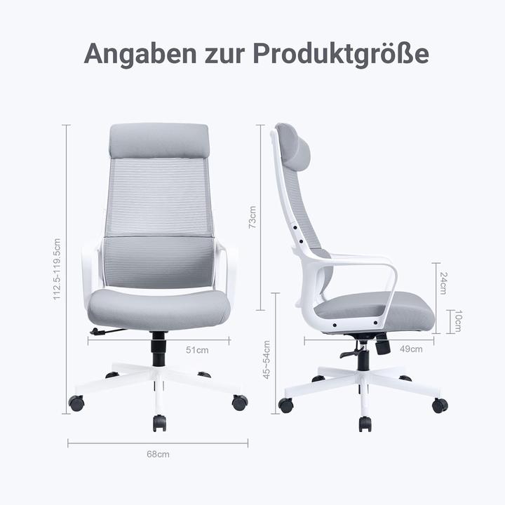 Immagine prodotto Melokea Sedia da ufficio ergonomica