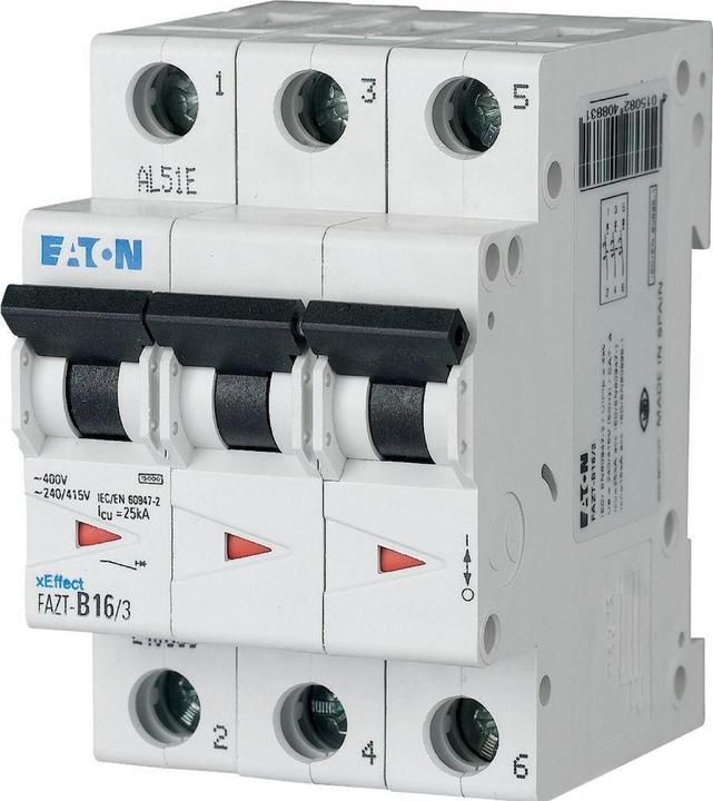 Produktbild Eaton MOE FAZT-C12/3 LS-Schalter 12A 3p C-Char