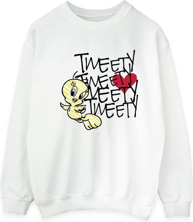 Looney Tunes Tweety Love Heart Sweatshirt (S)