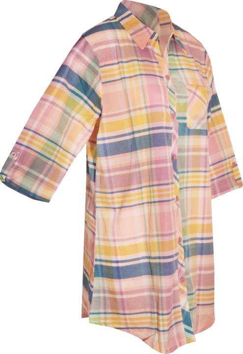 Actual product image Forever Dreaming Womens/Ladies Checked Button-Down Nightshirt (L)