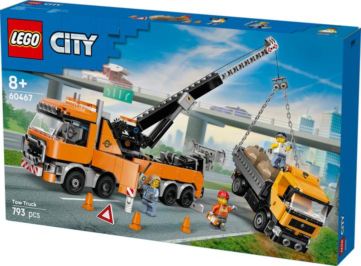Image du produit LEGO Le remorqueur avec grue pour poids lourd (60467, LEGO City)