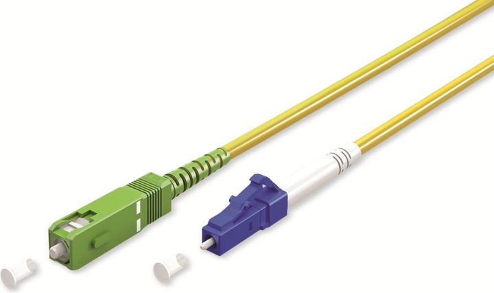 Actual product image Goobay Fibre optic cable FTTH, Singlemode OS2 Yellow, Yellow Simplex, 25 m (S/UTP, CAT6, 25 m)