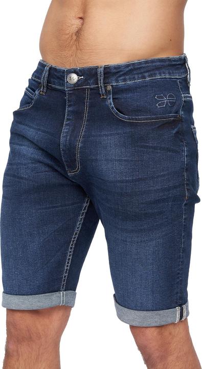 Actual product image Crosshatch Mens Tonwin Denim Embossed Shorts (34)