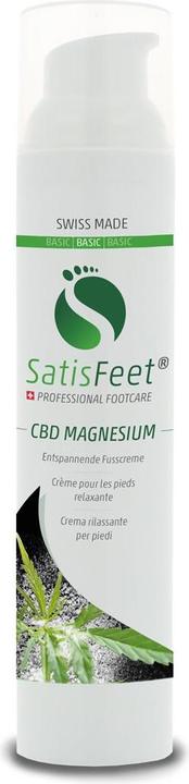 Satisfeet CBD Magnesium (Fusscrème & Fussgel, 100 ml)