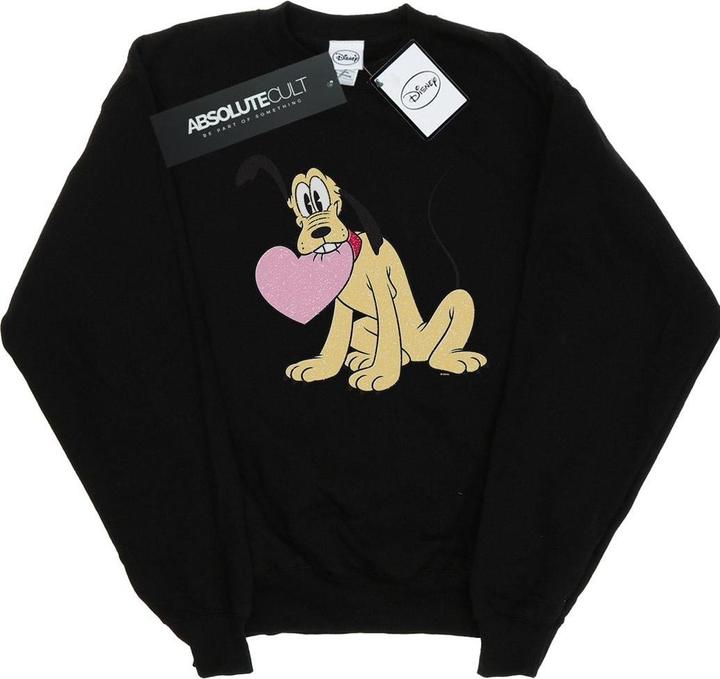 Disney Pluto Love Heart Sweatshirt (M)