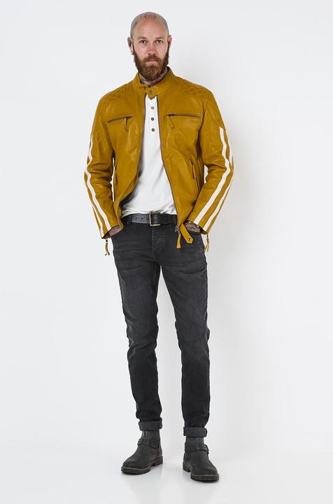 Immagine prodotto Joe Browns Quilted Premium Leather Racer Jacket (L)