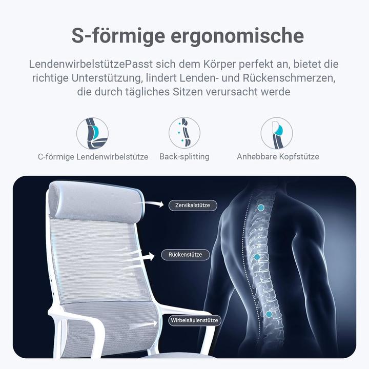 Immagine prodotto Melokea Sedia da ufficio ergonomica