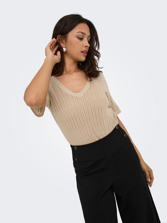 Produktbild JdY Knit Fit V-Ausschnitt Pullover Strickpullover (XL)