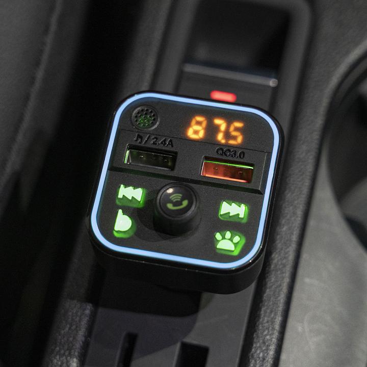Produktbild Casativo FM Transmitter mit Bluetooth 5 und Freisprechfunktion