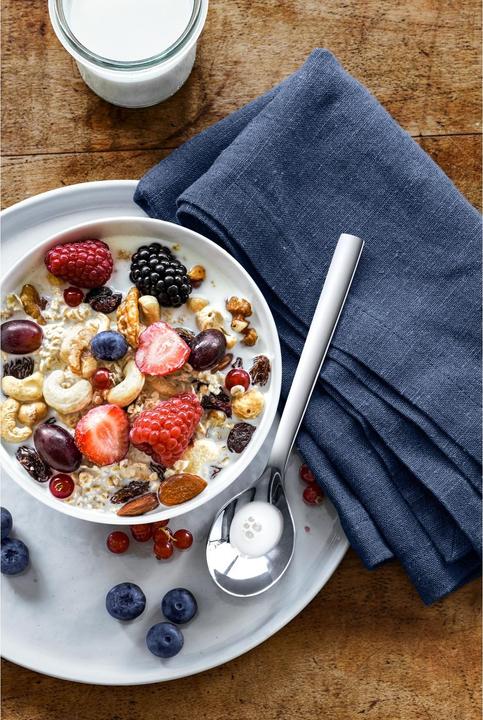 Productafbeelding WMF Yoghurt Lepel Graanlepel Set 2st 16,5cm Nuova Roestvrij Staal Gepolijst (2 Stuk, Lepel)