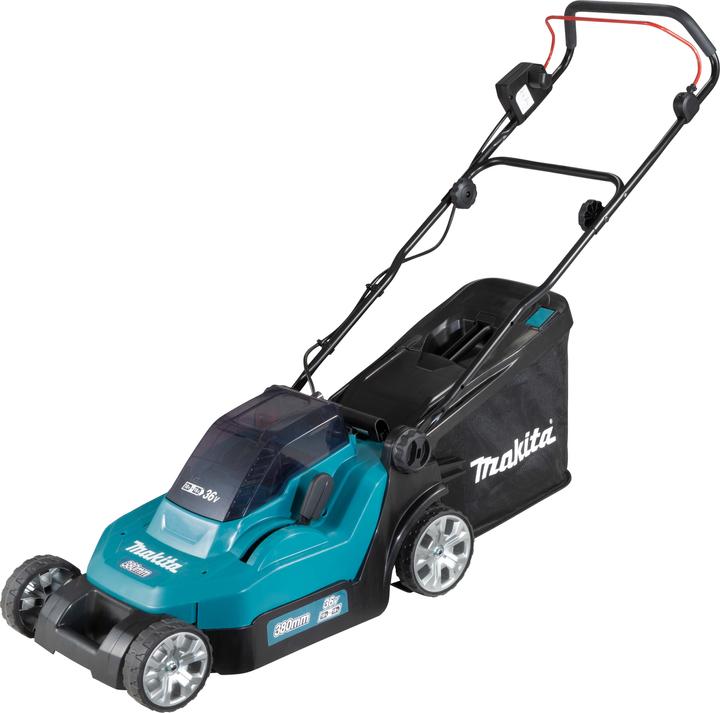 Actual product image Makita DLM382PM2 (Rechargeable battery operated)