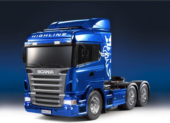 Tamiya Scania R620 Highline Full Op.Blue Finished