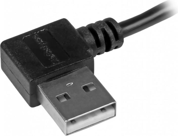 Actual product image StarTech Micro USB cable with right angled connections - plug/plug - 1m - USB A to Micro B connection cable (1 m, USB 2.0)