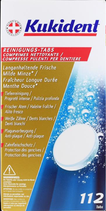Actual product image Kukident Cleaning tablets