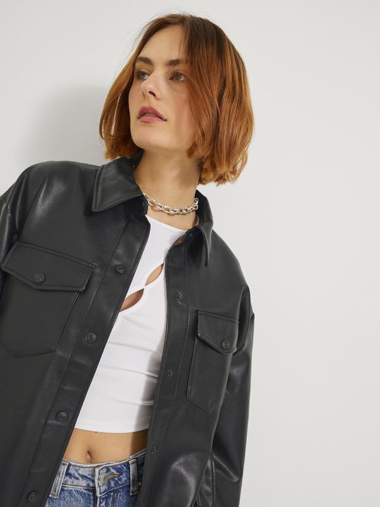 Produktbild JJXX JXLuna Faux Leather Overshirt (S)