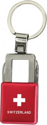 Schlüsselanhänger Multitool rot