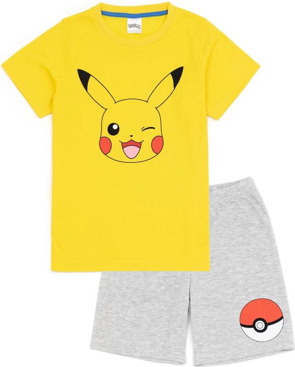 Immagine prodotto Pokémon Completo Pigiama Corto Viso Bambini Misura Confezione 2 (146, 152)
