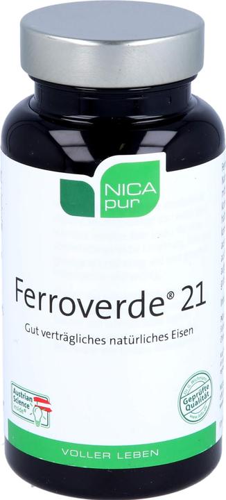 NicaPur FERROVERDE Kaps 21 mg pflanzliches Eisen Ds 60 Stk (60 Stück, Kapseln, 71 g)