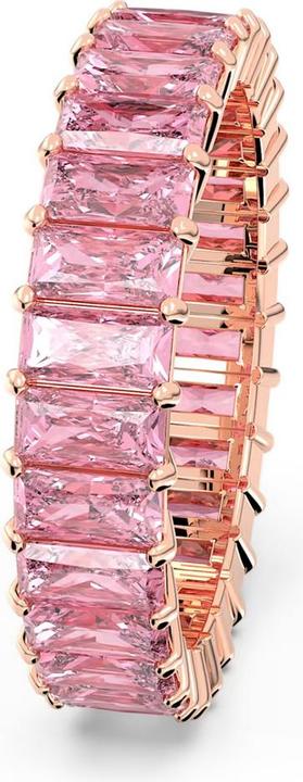 Produktbild Swarovski Matrix Ring Baguette Schliff Rosa Roségold (60)