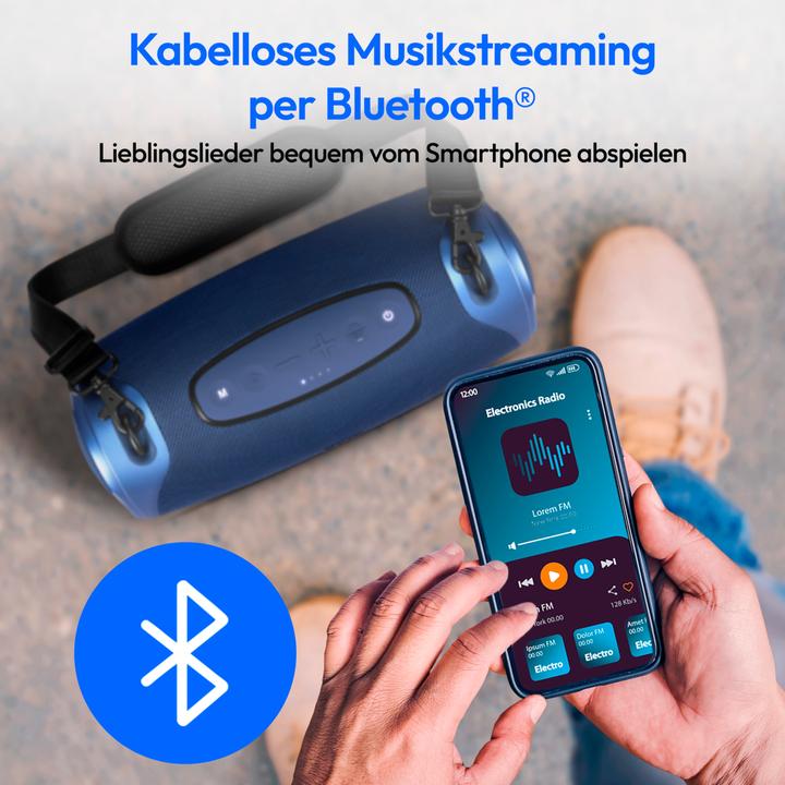 Immagine prodotto Medion LIFE® P61762 Altoparlante Bluetooth® portatile (47 h)