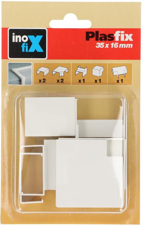 Image du produit Inofix Connecteurs Plasfix 35x16mm assortis 7 pièces (Conduit, 3.50 cm)