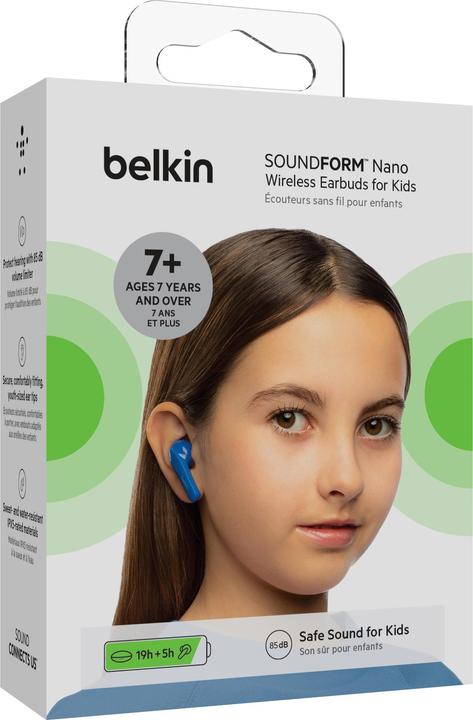 Image du produit Belkin SoundForm Nano Ecouteurs sans fil pour enfants
