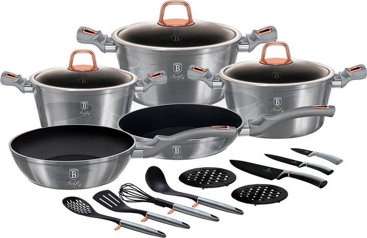 Produktbild BerlingerHaus BH-7044 17-PIECE POT SET (20 cm, Pfannenset + Topfset)