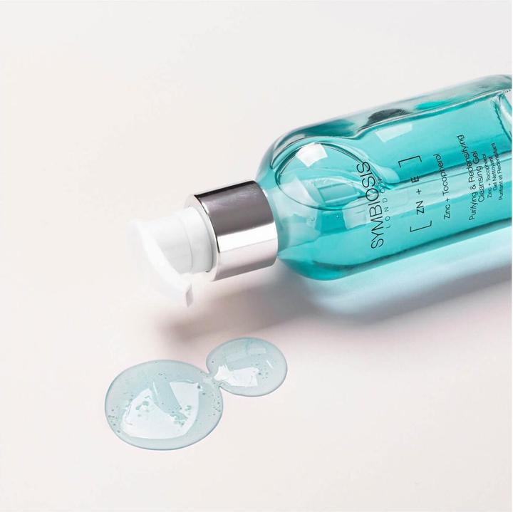Image du produit Symbiosis Zinc + Tocophérol) Gel nettoyant purifiant et relipidant (Lait nettoyant)