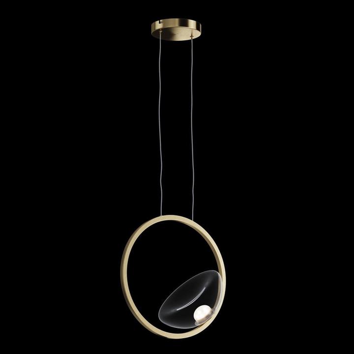 Immagine prodotto Maytoni Lunare LED Pendant Light, lampada a sospensione 5W in ottone bianco caldo (450 lm)