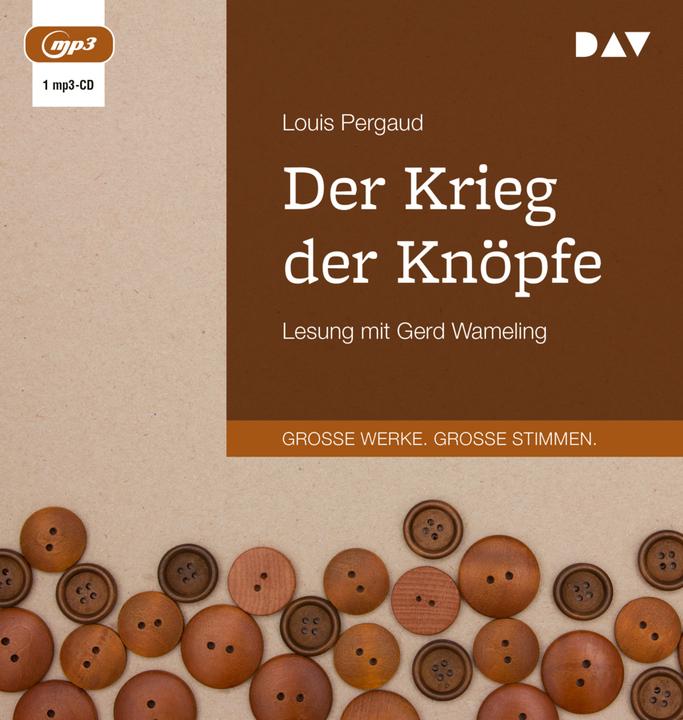 Produktbild Der Krieg der Knöpfe (Gerda von Uslar, Gerd Wameling, Louis Pergaud, Deutsch)