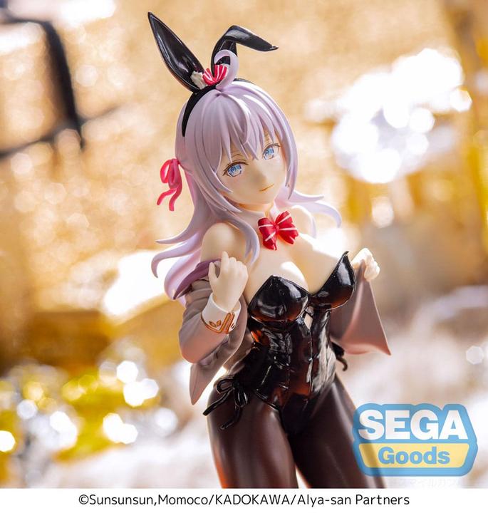 Actual product image Sega Alya Sometimes Hides Her Feelings in Russian Luminasta PVC Statue Alya Bunny Ver. 20 cm