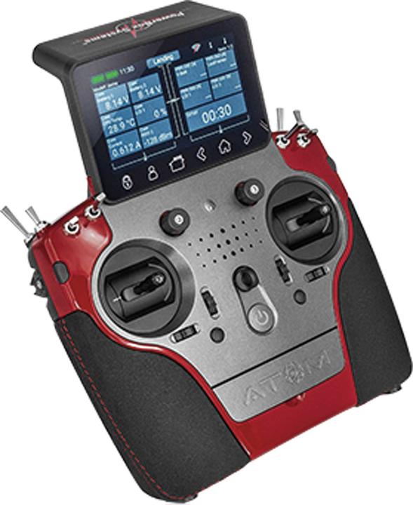 Actual product image Powerbox Systems ATOM 2.4Ghz 18-channel remote control hand-held transmitter Mode 2