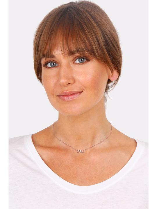 Produktbild Elli Halskette Choker Infinity Symbol Unendlichkeit 925 Silber (925er Silber, 38 cm)