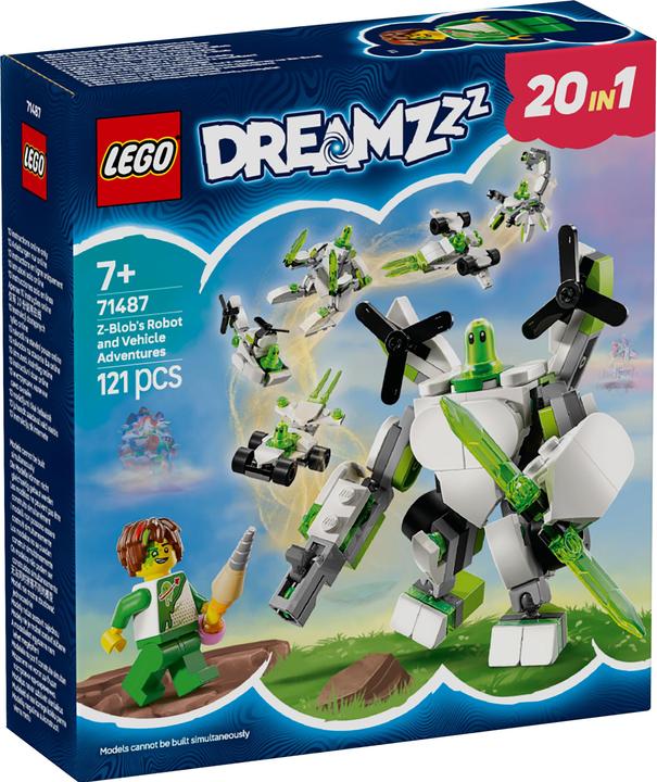 LEGO Z-Blobs Roboter- und Fahrzeugabenteuer (71487, LEGO Dreamzzz)