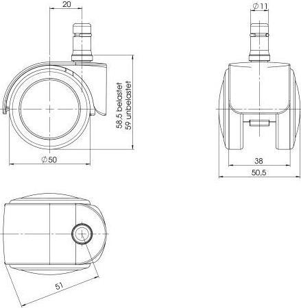 Produktbild Hjh Office 5x ROLO EASY 11mm/50mm