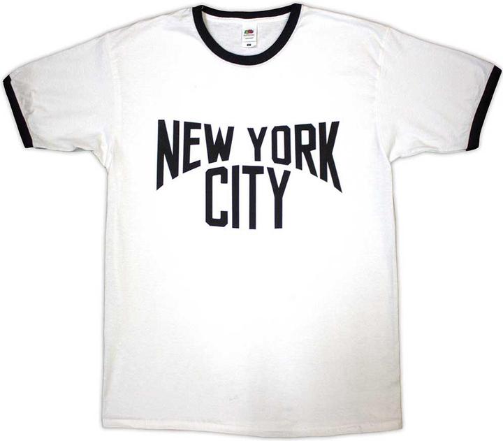 Produktbild New York City Text Logo Ringer (M)