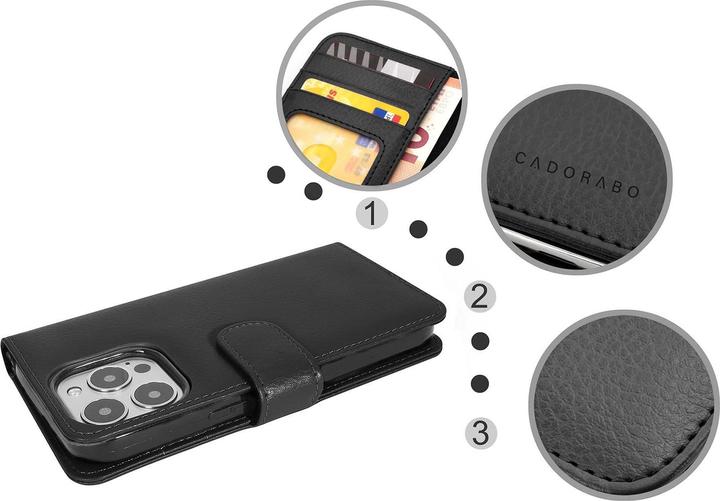 Produktbild Cadorabo 3 Kartenfächer Hülle (Apple iPhone 13 Pro Max)