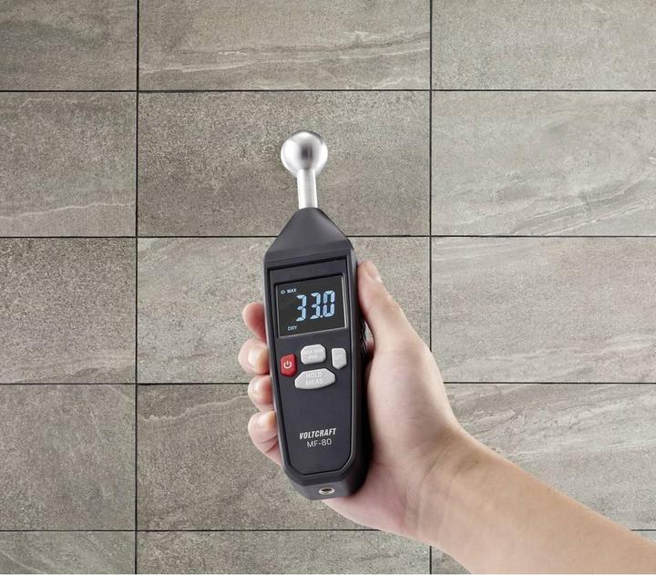 Produktbild Voltcraft MF-80 Materialfeuchtemessgerät Messbereich Baufeuchtigkeit (Bereich) 0 bis 100.0% Messber