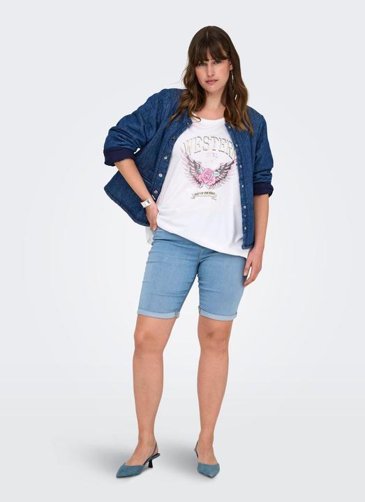 Produktbild Only CARTHUNDER Skinny Fit Jeans-Shorts Jeans-Shorts (46)