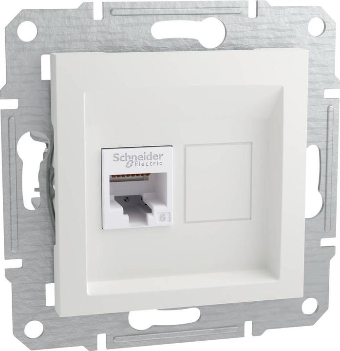 Image du produit Schneider Electric Prise de données RJ45 Asfora blanc (RAL 9003) EPH4770121D