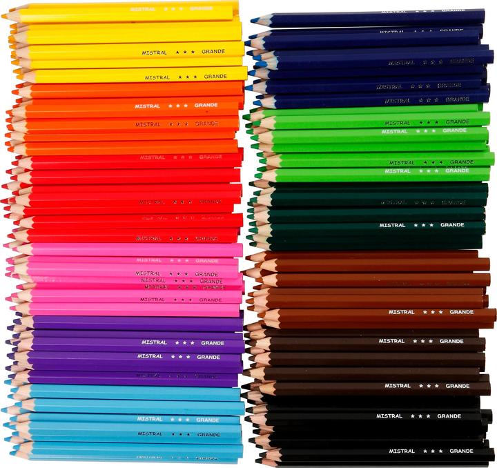 Actual product image Creativ Company Coloured pencils Jumbo 12 x 12 pieces Multicoloured (Multicoloured, 144 x)