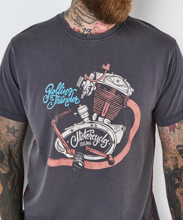 Produktbild Joe Browns Oil-Washed Bike Engine T-Shirt (XXL)