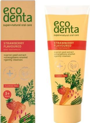Actual product image Ecodenta Toothpaste Wild Strawberry Flavoured (75 ml)