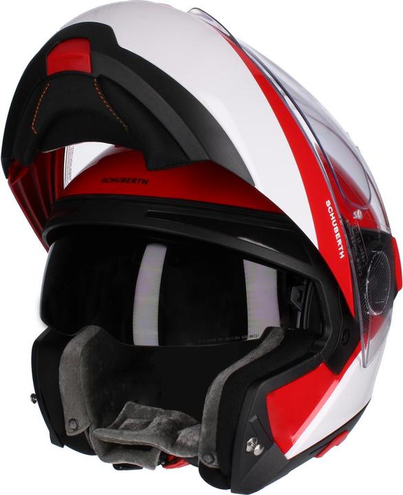 Image du produit Schuberth C4 PRO SWIPE Klapphelm rot XS 53 (53 - 56 cm, XS)
