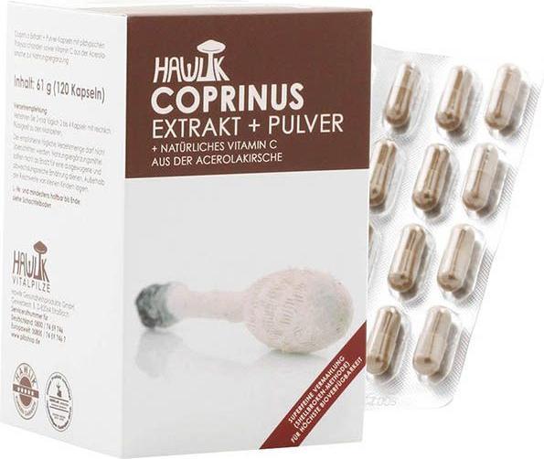 Produktbild Hawlik Coprinus Extrakt und Pulver Kapsel (120 Stück, Kapseln, 64 g)