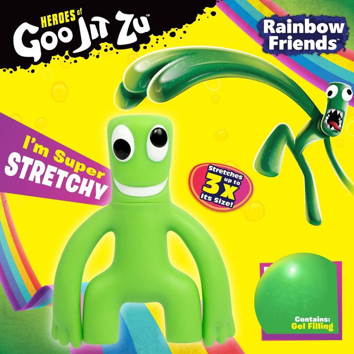 Produktbild Goo Jit Zu Heroes of Rainbow Friends, Green. The multiplayer, kid-friendly horror story experience.
