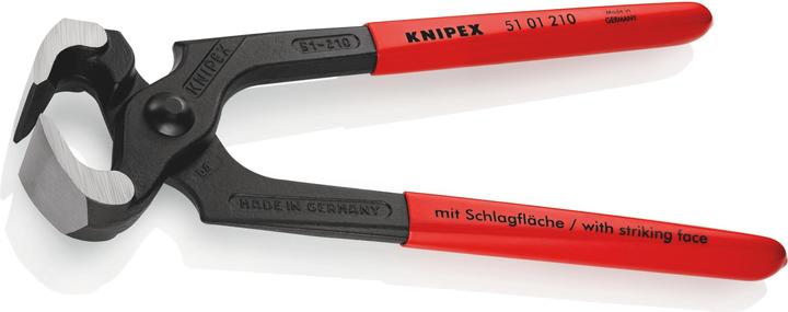 Actual product image Knipex Hammerhead Style Carpenters' Pincers (210 mm)